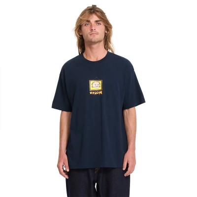тениска,мъжки,тениски,дамски,тениски,volcom,wise,boi,loose,short,sleeve,t,shirt,blue,(marine)