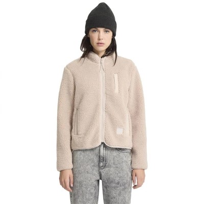 блуза,дамски,блузи,volcom,wuzer,fuzzar,full,zip,sweatshirt,beige,(khakiest)