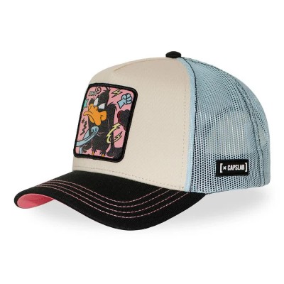 шапка,всички,шапки,capslab,daffy,duck,cap,white,(beige,black)