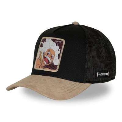 шапка,всички,шапки,capslab,one,piece,gear,5,cap,black,(black,brown)