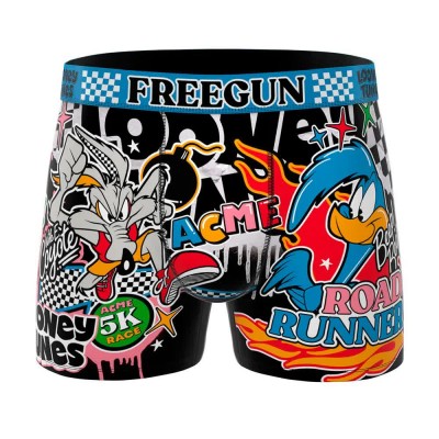 боксерки,мъжко,бельо,freegun,looney,tunes,road,runner,boxers,multicolor,(blue,black)