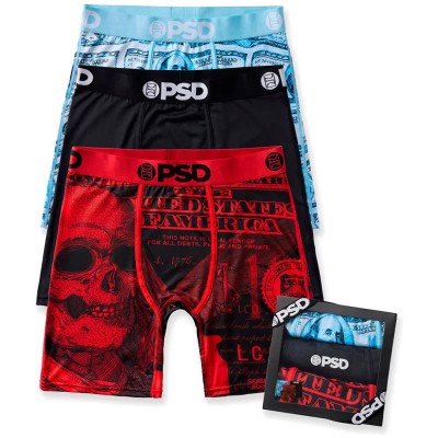 боксерки,мъжко,бельо,psd,bens,&,bones,boxers,3,units,multicolor,(white,red,blue)