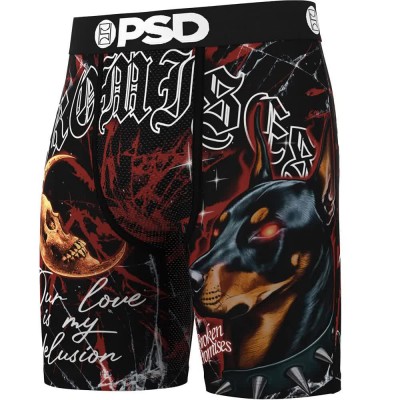 боксерки,мъжко,бельо,psd,broken,promises,delusion,boxers,black,(white,white)