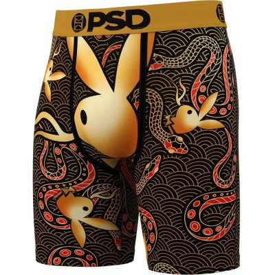 боксерки,мъжко,бельо,psd,pb,snake,boxers,black,(gold,white)