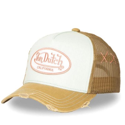 шапка,всички,шапки,von,dutch,vd,1,ct,used,11,cap,brown,white,(orange,white)