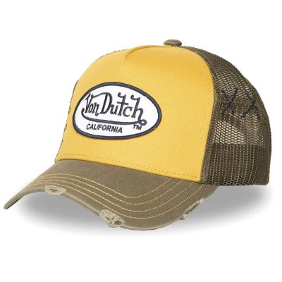 шапка,всички,шапки,von,dutch,vd,1,ct,used,12,cap,yellow,(yellow,brown)
