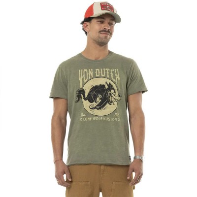 тениска,мъжки,тениски,дамски,тениски,von,dutch,vd,1,tr,lone,k,short,sleeve,t,shirt,green,(khaki)