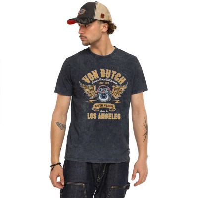 тениска,мъжки,тениски,дамски,тениски,von,dutch,vd,1,tr,seeing,an,short,sleeve,t,shirt,black,(black)