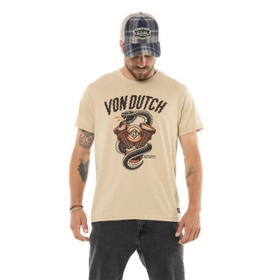тениска,мъжки,тениски,дамски,тениски,von,dutch,vd1trvibrab,short,sleeve,t,shirt,beige,(beige)