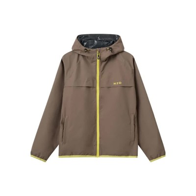 яке,мъжки,якета,дамски,якета,и,палта,h2o,romo,festival,packable,rain,jacket,brown,(dusty,oak,just,yellow)