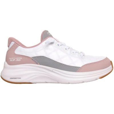 маратонки,мъжки,маратонки,дамски,маратонки,skechers,contour,foam,trainers,white,(white,lavender)