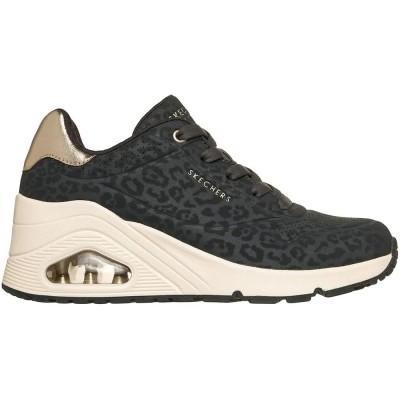 кецове,на,платформа,мъжки,маратонки,дамски,маратонки,skechers,uno,wedge,trainers,black,(black,durabuck,rose,gold,trim)
