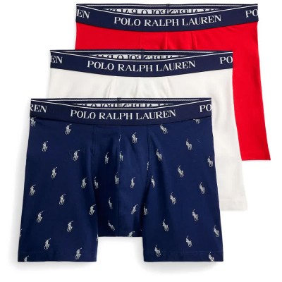 боксерки,мъжко,бельо,polo,ralph,lauren,714830300,brief,boxers,3,units,multicolor,(navy,aop,paper,white,rl,red)
