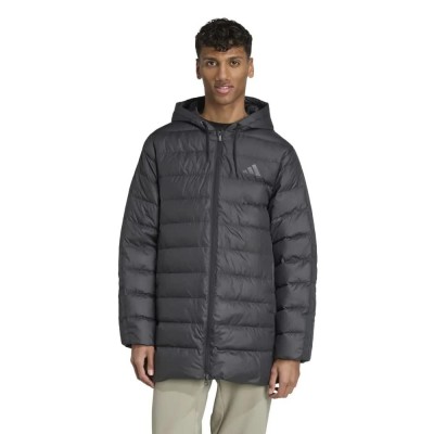 анорак,мъжки,якета,adidas,essentials,climawarm,3,stripes,light,down,parka,black,(black)