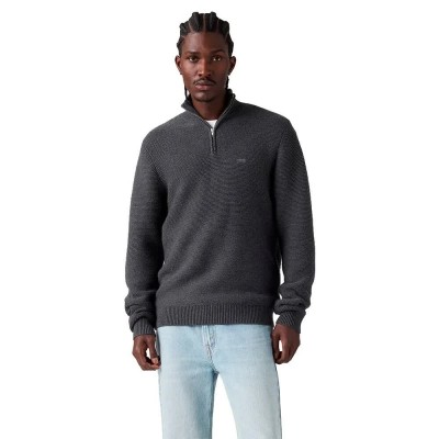 блуза,мъжки,пуловери,levi´s,®,0058u,half,zip,sweatshirt,grey,(obscidian,heather)