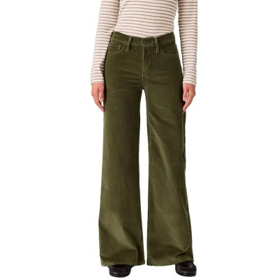 дънки,мъжки,панталони,дамски,панталони,levi´s,®,318,shaping,wide,leg,jeans,green,(olive,night)