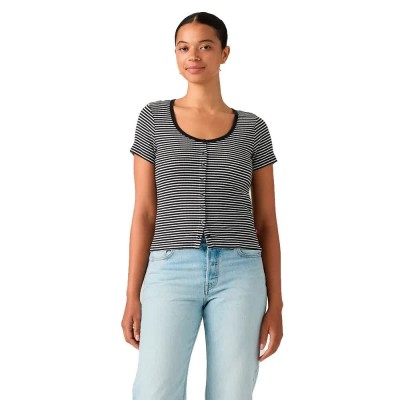 тениска,мъжки,тениски,дамски,тениски,levi´s,®,austen,button,short,sleeve,t,shirt,grey,(anthracite,night,egret)