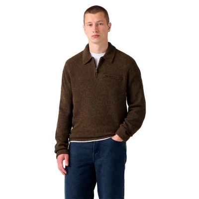 блуза,мъжки,пуловери,дамски,пуловери,levi´s,®,boulder,half,zip,sweater,brown,(hot,fudge,heather)