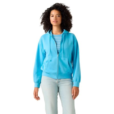 блуза,дамски,блузи,levi´s,®,everyday,full,zip,sweatshirt,blue,(alaskan,blue)