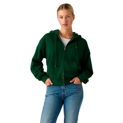 блуза,дамски,блузи,levi´s,®,everyday,full,zip,sweatshirt,green,(pine,grove)