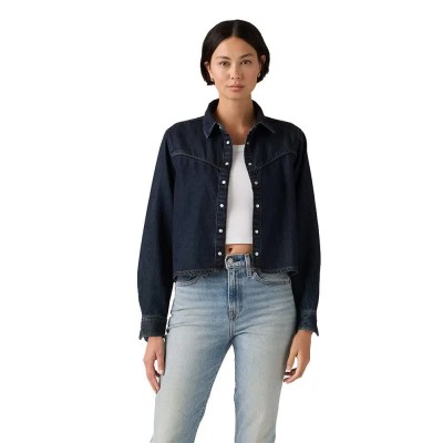 риза,с,дълъг,ръкав,дамски,ризи,мъжки,ризи,levi´s,®,logan,long,sleeve,shirt,blue,(dark,nights)