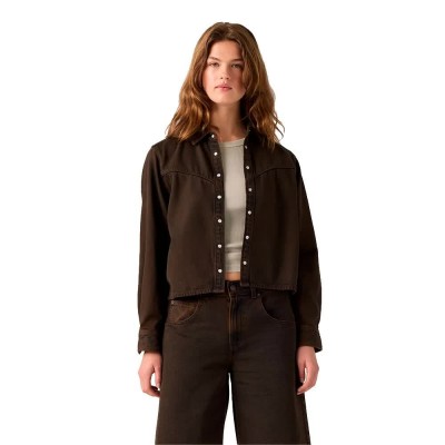 риза,с,дълъг,ръкав,дамски,ризи,мъжки,ризи,levi´s,®,logan,long,sleeve,shirt,brown,(over,a,cup)