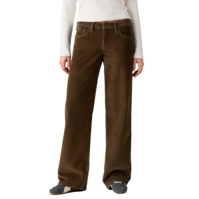 дънки,мъжки,панталони,дамски,панталони,levi´s,®,a5566,loose,fit,low,waist,jeans,brown,(canteen)