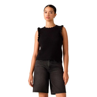 елек,мъжки,пуловери,дамски,пуловери,levi´s,®,lulu,flutter,knitted,vest,black,(anthracite,night)