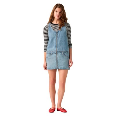 рокля,дамски,поли,и,рокли,levi´s,®,mini,zip,dress,sleeveless,short,dress,blue,(not,the,same)