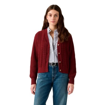 жилетка,мъжки,пуловери,дамски,пуловери,levi´s,®,snowflake,cardigan,red,(warm,cabernet)
