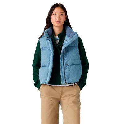елек,дамски,жилетки,levi´s,®,tate,bubble,vest,blue,(late,brunch)
