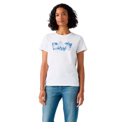 тениска,мъжки,тениски,дамски,тениски,levi´s,®,the,perfect,short,sleeve,t,shirt,white,(bright,white,blue)