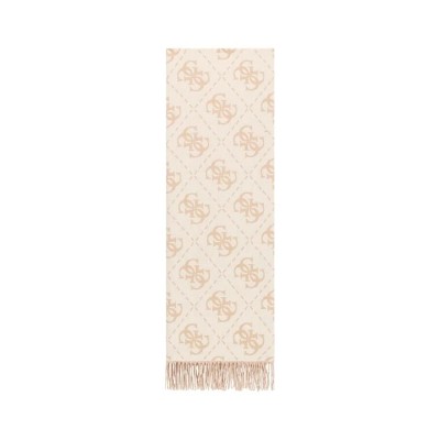 шал,ръкавици,шапки,и,шалове,guess,70x190,scarf,beige,(bone,logo)