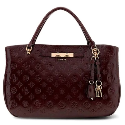 чанта,всички,чанти,guess,carmella,girlfriend,bag,brown,(burgundy,logo)