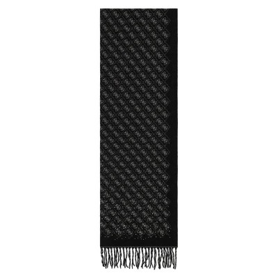 шал,ръкавици,шапки,и,шалове,guess,jewels,65x180cm,jacquard,scarf,scarf,black,(black)