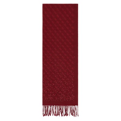 шал,ръкавици,шапки,и,шалове,guess,jewels,65x180cm,jacquard,scarf,scarf,red,(burgundy)