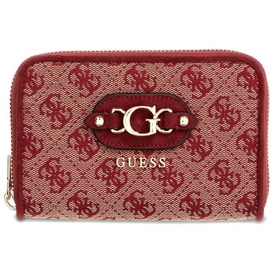 портфейли,и,портмонета,guess,samantha,medium,woman,wallet,red,(merlot,logo)