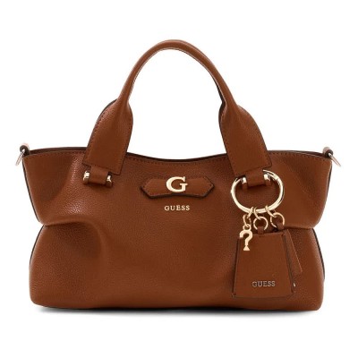 чанта,всички,чанти,guess,suzy,mini,3,comp,bag,brown,(cognac)