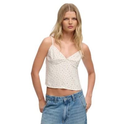потник,дамски,топове,superdry,printed,cami,sleeveless,top,white,(meadow,roses,off,white)