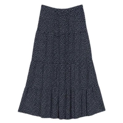 пола,дамски,поли,и,рокли,superdry,woven,tiered,maxi,long,skirt,grey,(eclipse,navy,ditsy,hearts)