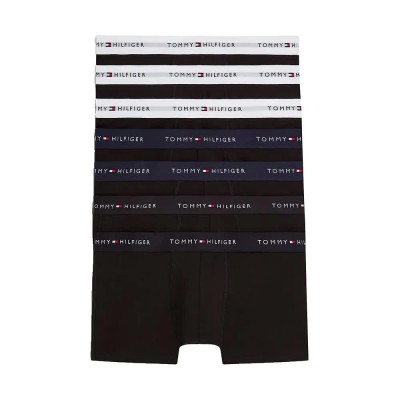 боксерки,мъжко,бельо,tommy,hilfiger,um0um03873,trunk,boxers,7,units,black,(white,black)