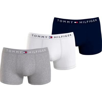 боксерки,мъжко,бельо,tommy,hilfiger,um0um03908,trunk,boxers,3,units,multicolor,(grey,heather,white,desert,sky)