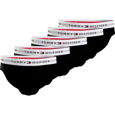 мъжко,бельо,tommy,hilfiger,um0um03918,slips,5,units,black,(black,black,black,black,black)