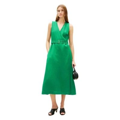 рокля,дамски,поли,и,рокли,tommy,hilfiger,ww0ww48951,sleeveless,midi,dress,green,(courtside,green)