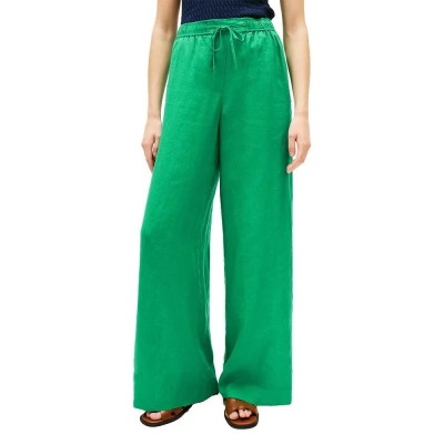 панталони,мъжки,панталони,дамски,панталони,tommy,hilfiger,ww0ww48970,linen,pants,green,(courtside,green)