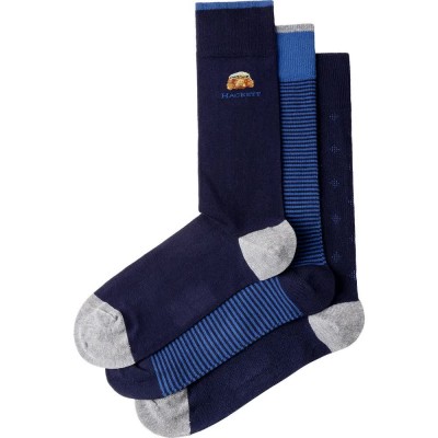 чорапи,мъжки,чорапи,дамски,чорапи,hackett,hmu300082,socks,3,pairs,blue,(ink,blue)