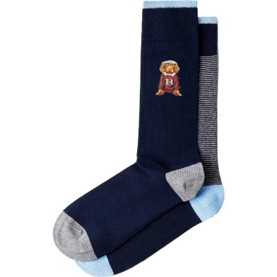 чорапи,мъжки,чорапи,дамски,чорапи,hackett,hmu300095,socks,2,pairs,blue,(ink,blue)