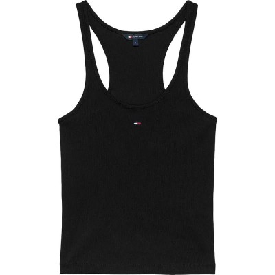 тениска,мъжки,тениски,дамски,тениски,tommy,jeans,dw0dw22264,sleeveless,t,shirt,black,(black)