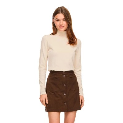 блуза,мъжки,пуловери,дамски,пуловери,vila,malu,high,neck,sweater,beige,(sandshell,detail,melange)
