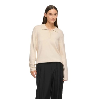 блуза,мъжки,пуловери,дамски,пуловери,vila,ril,sweater,beige,(super,light,natural,melan)